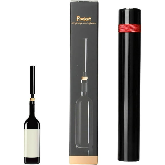 Aeropop Wine Opener | Loritia Wine Opener | Travel Portable Pocket Air Pressure Pump Wine Openers | Needle Type Wines Bottle Openers for Home, Restaurant, Party (1 PC, Red)