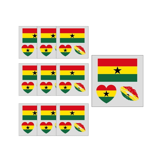 Yhmxh Tatuajes temporales con la bandera de los países del Mundial, tatuajes faciales internacionales con la bandera nacional, pegatinas impermeables, tatuajes falsos con la bandera del mundo para