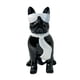 thumbnail image 3 of Estatua de perro con gafas Figura de animal Colecciones de artesanía fina Negro, 3 of 9
