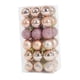 thumbnail image 5 of 36 piezas de pequeños colgantes navideños, bolas navideñas, adornos de bolas para árboles de Navidad, adornos navideños para interiores y exteriores, Oro rosa, 5 of 8
