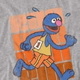 thumbnail image 3 of Sesame Street Run Run Grover Kids T Shirt for Youth Boys and Girls, Athletic Heather, X-Large, 3 of 4
