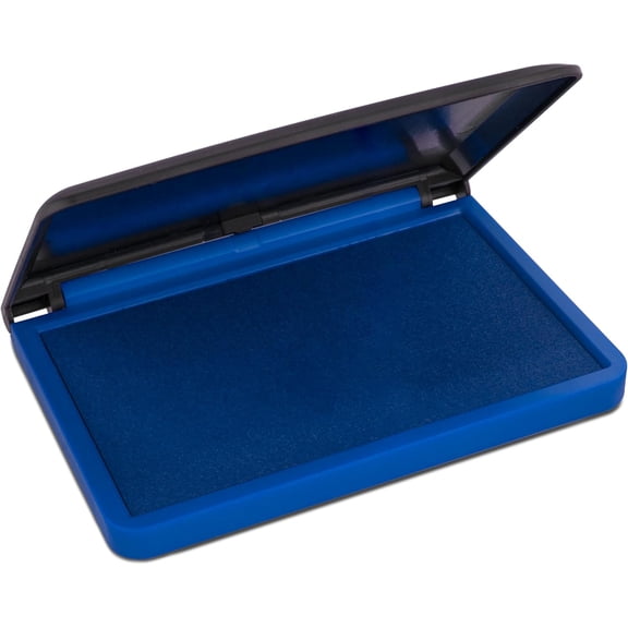 MaxMark Large Blue Stamp Pad - 2-3/4 by 4-1/4 - Premium Felt Pad