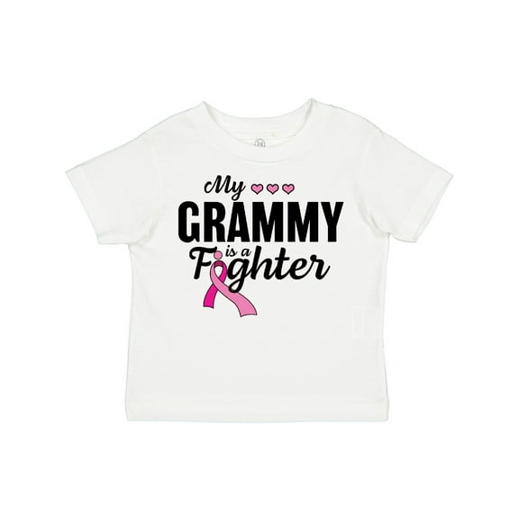 Inktastic Breast Cancer Awareness My Grammy is a Fighter Boys or Girls Toddler T-Shirt