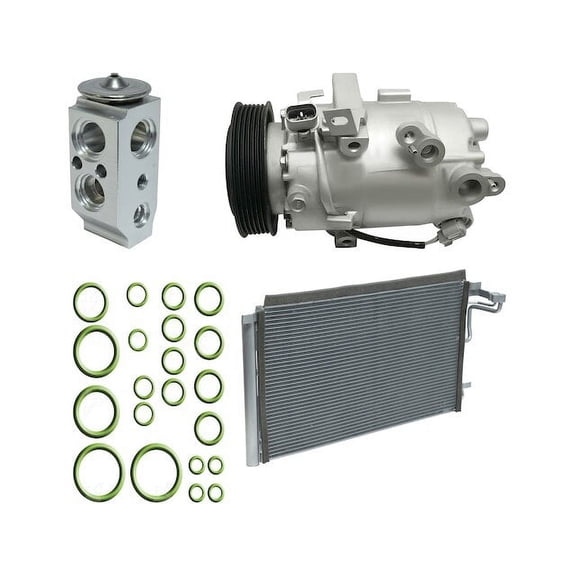 A/C Compressor Kit - Compatible with 2017 Hyundai Elantra GT 2.0L 4-Cylinder