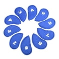thumbnail image 1 of Cubiertas de cabeza de hierros de golf Zulema 10 Uds Azul, 1 of 8