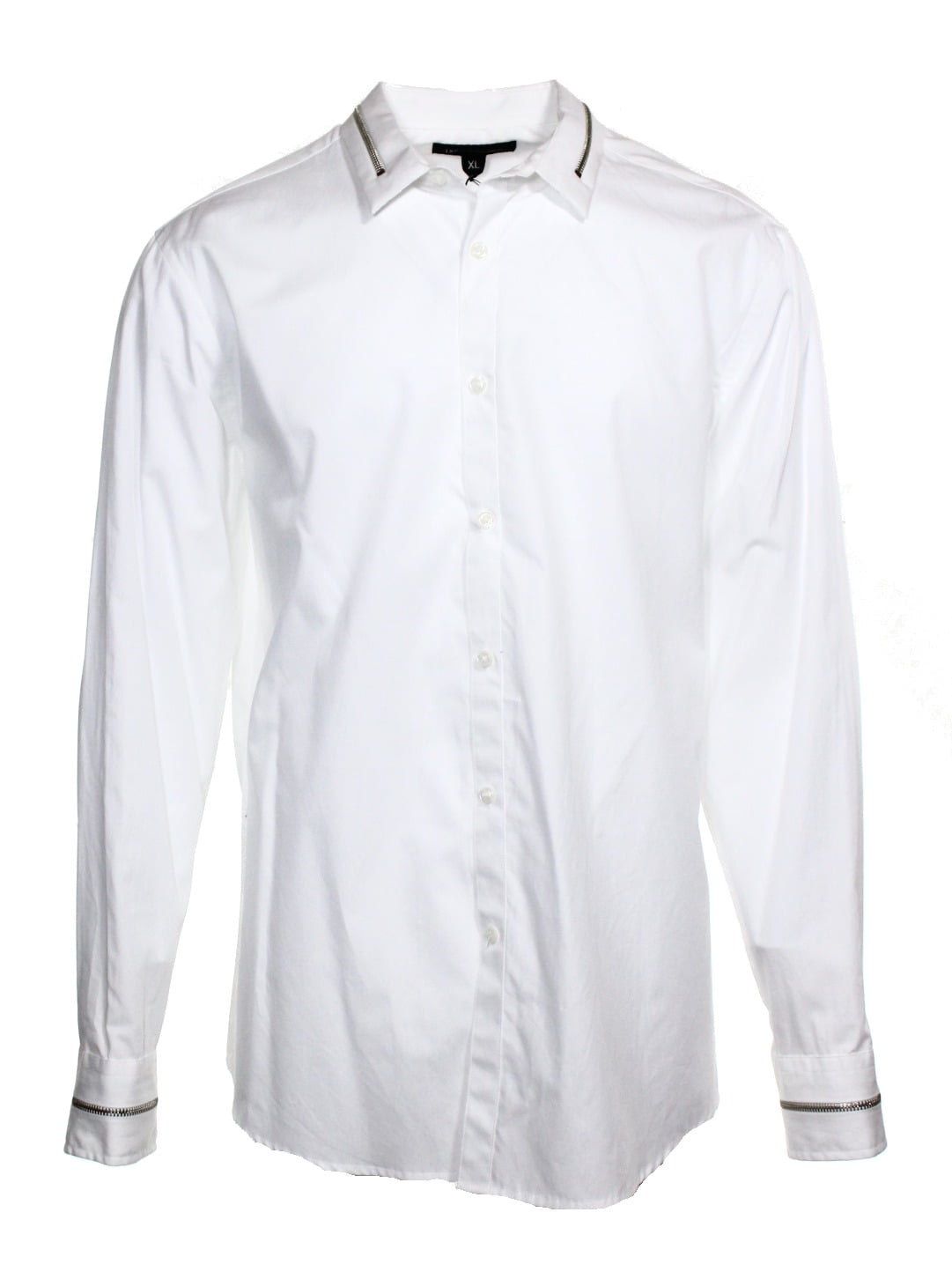 walmart mens white button down