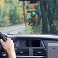 thumbnail image 5 of Cartoon Cow Car Pendant Rearview Mirror Pendants Adorable Tree Decoration Acrylic Cow Cartoon Shape Ornament, 5 of 21