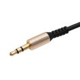 thumbnail image 4 of Graflsoa 3.5mm Male to Male Audio Cable with 90-Degree Right Angle Plug, 1m Length, Black TPE Material, Compatible with Phones, Speakers, Cars, and Computers, 4 of 6