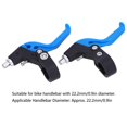 thumbnail image 3 of Kids Bike Brake Levers, Adjustable Ergonomic Handle Grip for 22.2mm/0.9in Diameter Handlebar, Black & Blue, 3 of 4