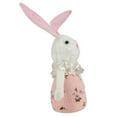 thumbnail image 3 of Northlight 11" Pink Spring Floral Easter Bunny Figure, 3 of 5
