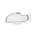 thumbnail image 2 of OULII Transparent Golf Push Cart Bag Cover Rainproof Nylon Plastic for Strong Golf Bag Protection, 2 of 8