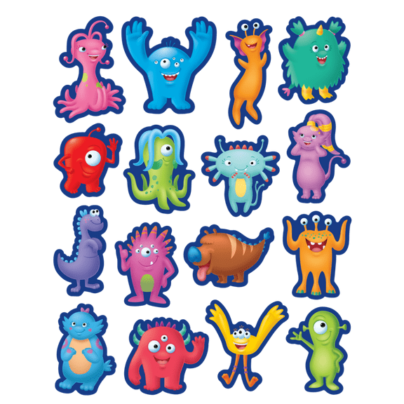 Teacher Created Resources Monsters Stickers (TCR 7087)