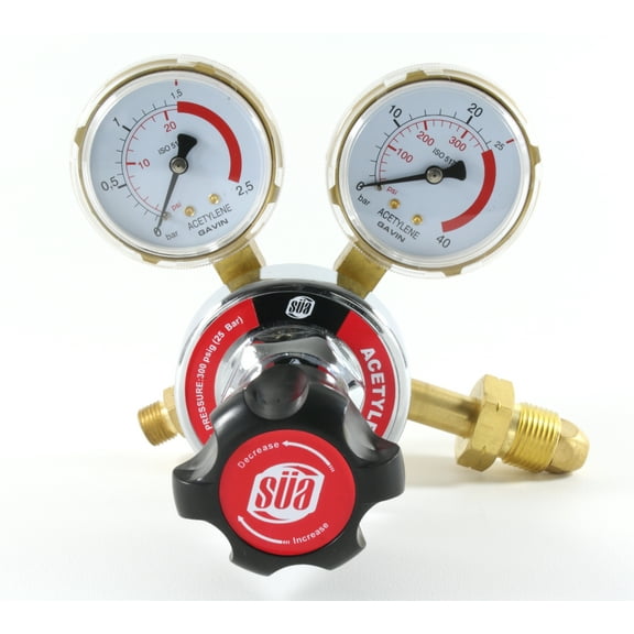 SÜA Acetylene Regulator Welding Gas Gauges - Compatible with Harris