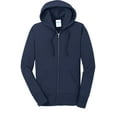 thumbnail image 5 of Port & Company Ladies Core Fleece Full Zip Hooded Sweatshirt-XL (Navy), 5 of 6
