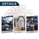 thumbnail image 5 of Car Universal O Ring Seal Gasket 3.5mm ID x 1.5mm CS Durable | Inside Faucet Repair Trucks Suvs Trailer Tube Sealing, Brown with Box 50pcs, 5 of 6