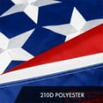 thumbnail image 5 of G128 TN State Flag, 3x5ft, Embroidered Stars, Sewn Stripes, 210D Polyester with Brass Grommets, 5 of 8