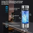 thumbnail image 5 of Hydrogen Water Bottle, 3000PPB Portable Hydrogen Water Ionizer Machine, Rechargeable Hydrogen Water Bottle Generator,with SPE & PEM, Hydrogen Water Cup for Exercise, Travel, Home, Office, 5 of 6