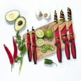 thumbnail image 2 of OFFICIALLY LICENSED NHL 5 PIECE KNIFE SET CHICAGO BLACKHAWKS, 2 of 3