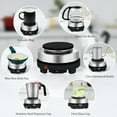 thumbnail image 5 of Mini Electric Heater Stove, Portable 500W Electric Mini Stove Hot Plate,Multifunction Home Heater,Countertop Burner for Ceramic Glass Kettle Single Plate Cooktop, 5 of 6