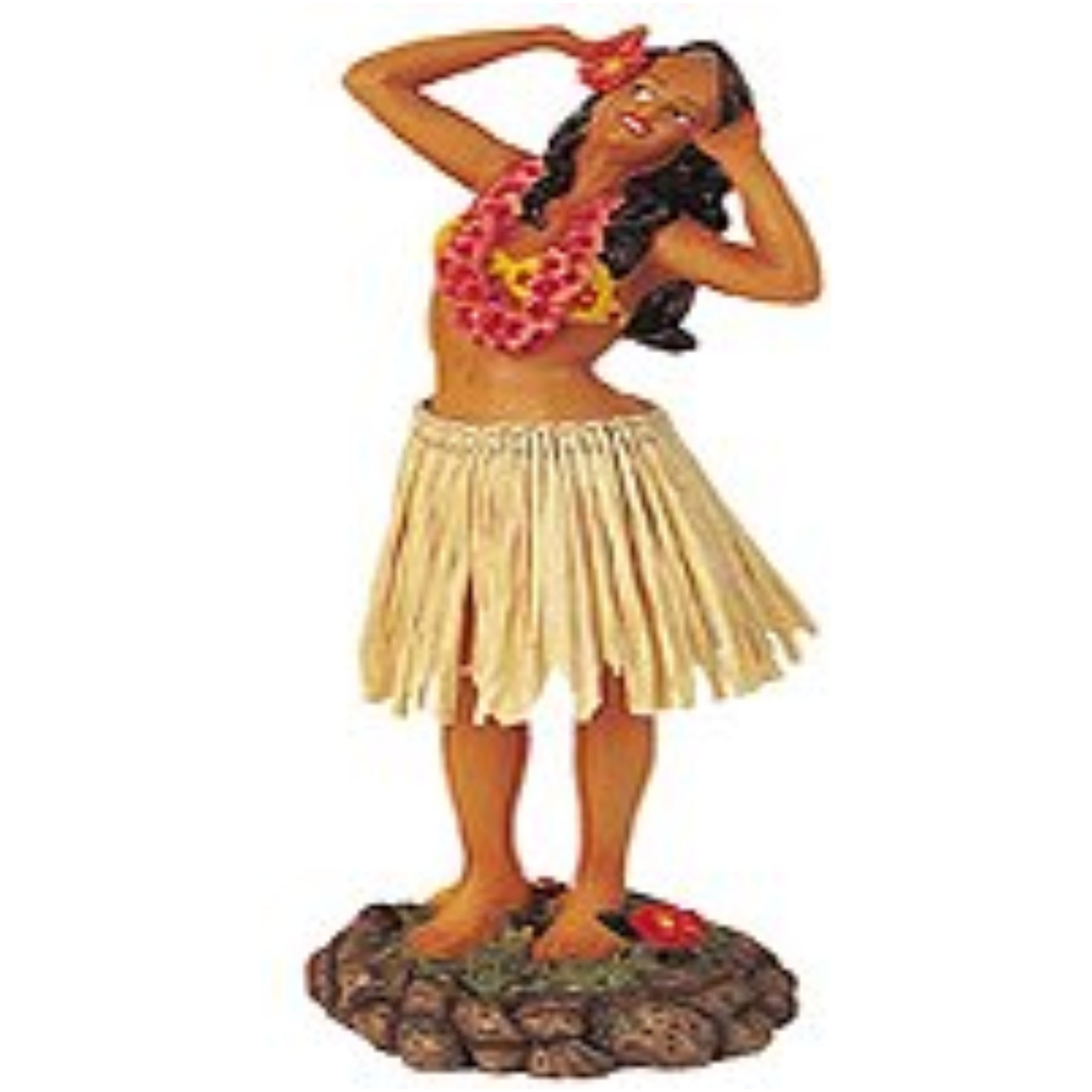 Leilani Dashboard Hula Doll Singing Pose 7"