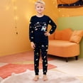 thumbnail image 6 of LIIPEE Cartoon Graphic Pajamas For Boys Long Sleeve Tees And Pants Pajama Set 2 Piece Kids Autumn Comfortable Cute Everyday Sleepwear,12-13 Years, 6 of 9