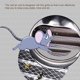 thumbnail image 2 of sweethay Ventilación de techo de pared de acero inoxidable, ventilador de cocina a prueba de viento desmontable portátil, accesorios Herramientas y ferretería, 2 of 6