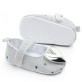 thumbnail image 3 of Christmas! Ohufall Toddler Shoes Infant Girls Indoor Soft-Soled Heart-Shaped Princess Shoes Baby Walking Shoes, 3 of 8