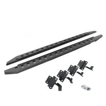 Go Rhino 69417780ST RB20 Slim Line Running Boards with Mounting Bracket Kit For 15-24 F-150, F-250 Super Duty, F-350 Super Duty (Extended Cab Pickup)
