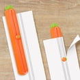 thumbnail image 4 of YIMWNYI Cute Carrot Bidirectional Paper Cutter, Precision Photo Cutter with Metal Blade, A3 A4 Paper Cutting Tool for Crafting and Office Use, Tidy and Clean Cuts, 4 of 5