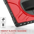 thumbnail image 4 of XYX Case for 13 inch Microsoft Surface Pro 8 (2021 Release), 360 Rotating Heavy Duty Shockproof Cover with Kickstand and Hand Strap (Red), 4 of 7