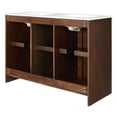 thumbnail image 3 of Modway Appia 48" Double Sink Bathroom Vanity in Walnut White, 3 of 10