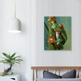 thumbnail image 4 of Acheng Hotel Decor The Red Eyed Tree Frog Canvas Wall Art Posters Gifts Bedroom Painting Home Decor Hanging Pictures 16x20 in, 4 of 5