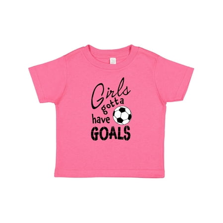 

Inktastic Girls Gotta Have Goals- Soccer Gift Baby Girl T-Shirt