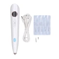 thumbnail image 1 of Lápiz removedor de lunares de 9 velocidades, pantalla LED, iluminación para eliminar pecas, manchas en la piel, bolígrafo de belleza con agujas de repuesto, enchufe blanco., 1 of 14
