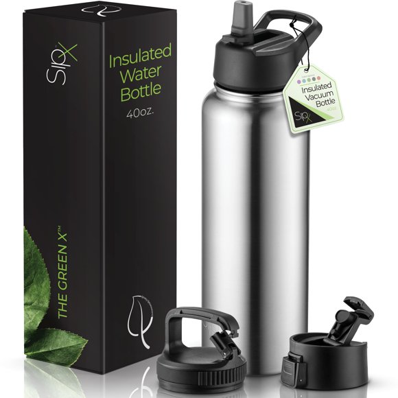Botella de agua SIPX de 1,2 L de acero inoxidable con triple aislamiento