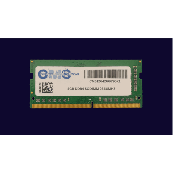 CMS 4GB (1X4GB) DDR4 21300 2666MHZ NON ECC SODIMM Memory Ram Upgrade Compatible with Apple Mac Mini Core i7 3.0 (Late 2018) MRTT2LL/A - D38