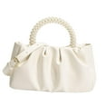 thumbnail image 4 of Bolso de mano para mujer jinwen Bolso de viaje a la moda hombro ligero para mujer blanco, 4 of 8