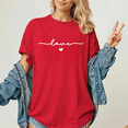 thumbnail image 5 of Minimal Love Script – Valentine T-Shirt, 5 of 6