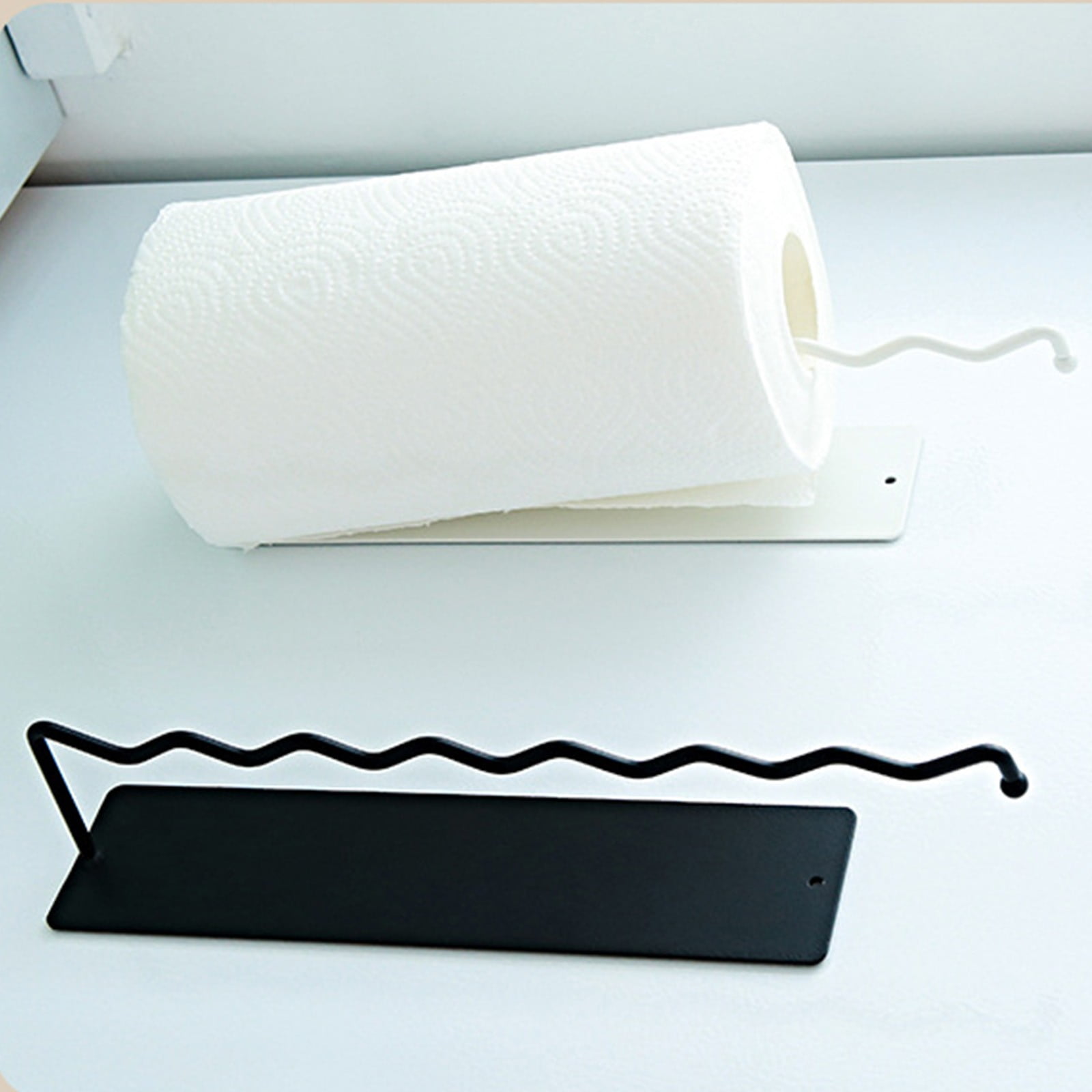 Portarrollos De Cocina Magnético - Soporte Sin Taladros, Fuerte Adsorción, Para Frigoríficos Y Microondas