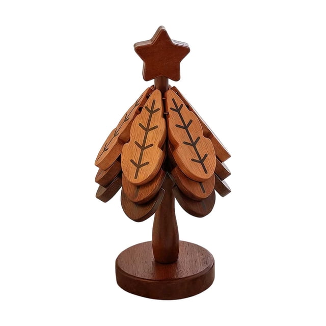 Wooden Hot Dish Trivets Heat Kitchen Countertop Protector Decorative Placemats For Dining Table