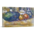 thumbnail image 1 of ARTCANVAS Still-Life with a Watermelon and Pomegranates 1906 Canvas Art Print by Paul Cezanne - Size: 12" x 8" (0.75" Deep), 1 of 9