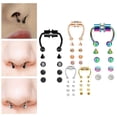 thumbnail image 4 of Guardoinrt Xiangbala Magnetic Fake Septum Nose Rings Hoop for Women Chic and Sophisticated 5 Colors 1Set, 4 of 6