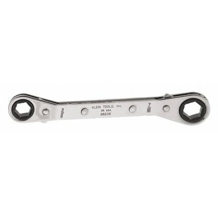 Klein Tools 68234 1/4 in. x 5/16 in. Reversible Ratcheting Offset Box Wrench