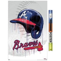 MLB Atlanta Braves - Drip Helmet 20 Wall Poster, 22.375" x 34"