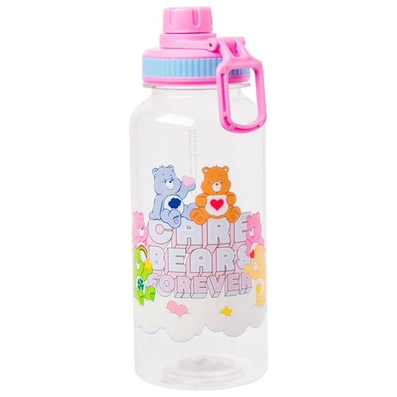 Botella de agua Silver Buffalo Care Bears 950 ml con calcomanías