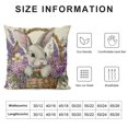 thumbnail image 5 of YINGXI Throw Pillow Covers, Purple Decoration for Sofa Couch 24x24in, 5 of 5