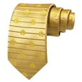 thumbnail image 4 of Set de corbatas Tie Barry.Wang para Halloween, color calabaza y oro, para hombre, 4 of 5