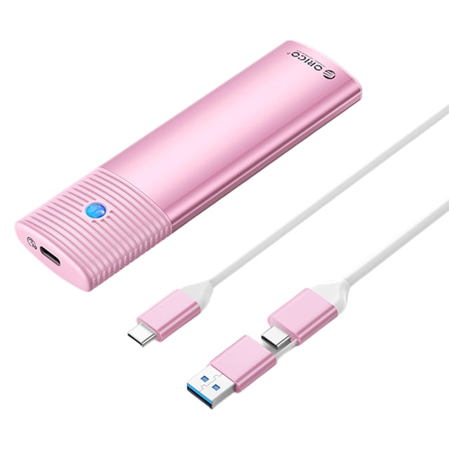 Estuche SSD M.2 NVMe SATA de protocolos duales para SSD 2280/2260/2242 (Rosa SATA NVME AC) Ehuebsd Para estrenar