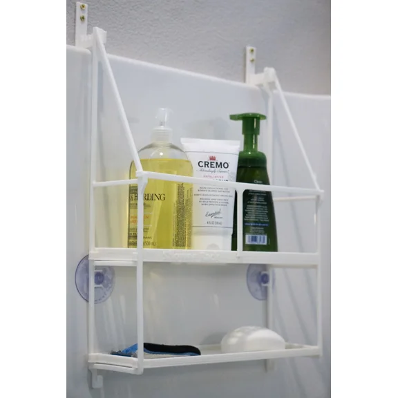 Showee Rack - Securely Mounted On Drywall Above Shower Enclosure Using Screws