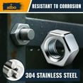 thumbnail image 3 of M10-1.5 Hex Nuts Stainless Steel 304 Metric Nuts Set 50 Pack, 3 of 7